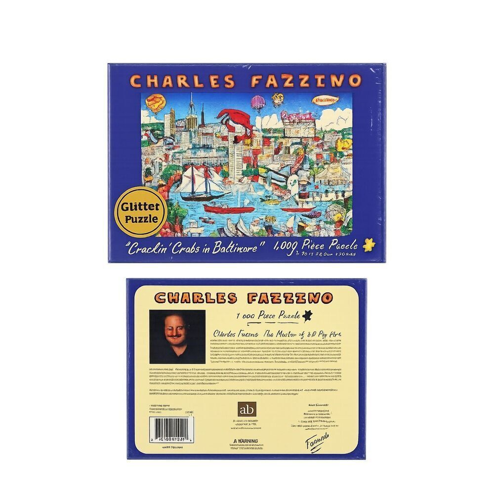 Charles Fazzino Crackin Crabs In Baltimore Puzzle Sealed  New Sealed